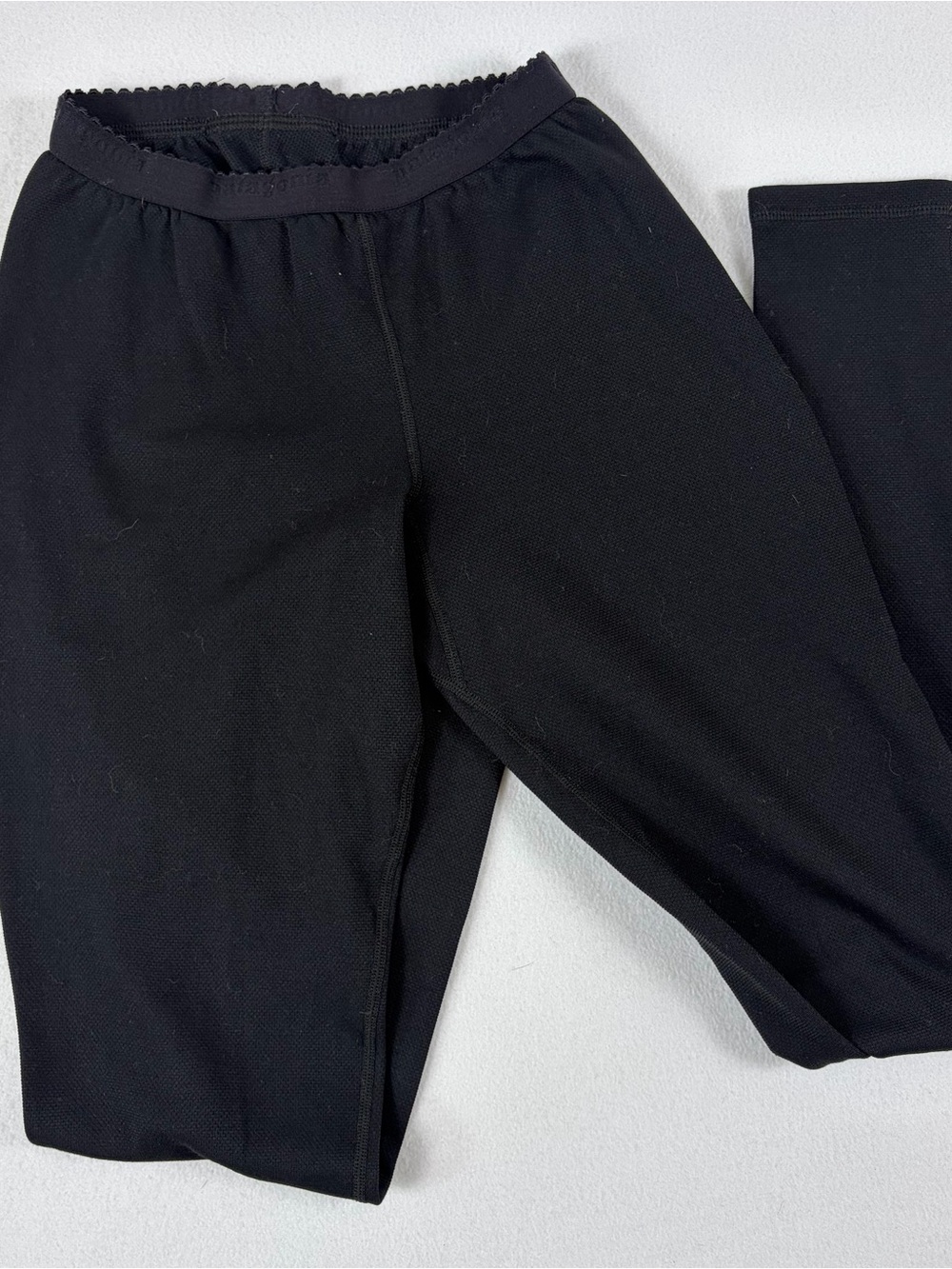 Patagonia Capilene Performance Baselayer Pants Black XS Made in USA